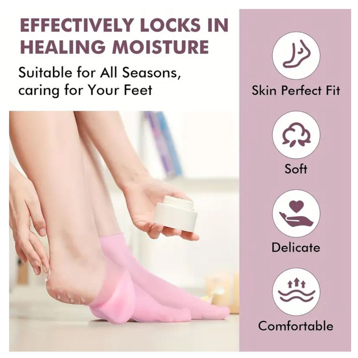 Miniatura 4 de Medias spa Hidratante Silicona